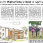 Erster Spatenstich: Waldorfschule baut in Apensen