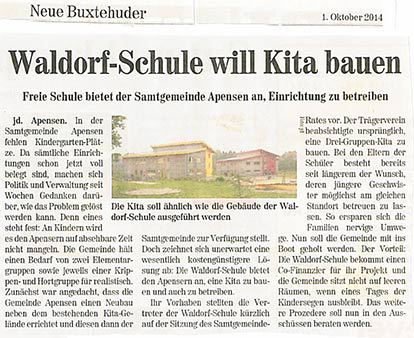 Waldorfschule will Kita bauen